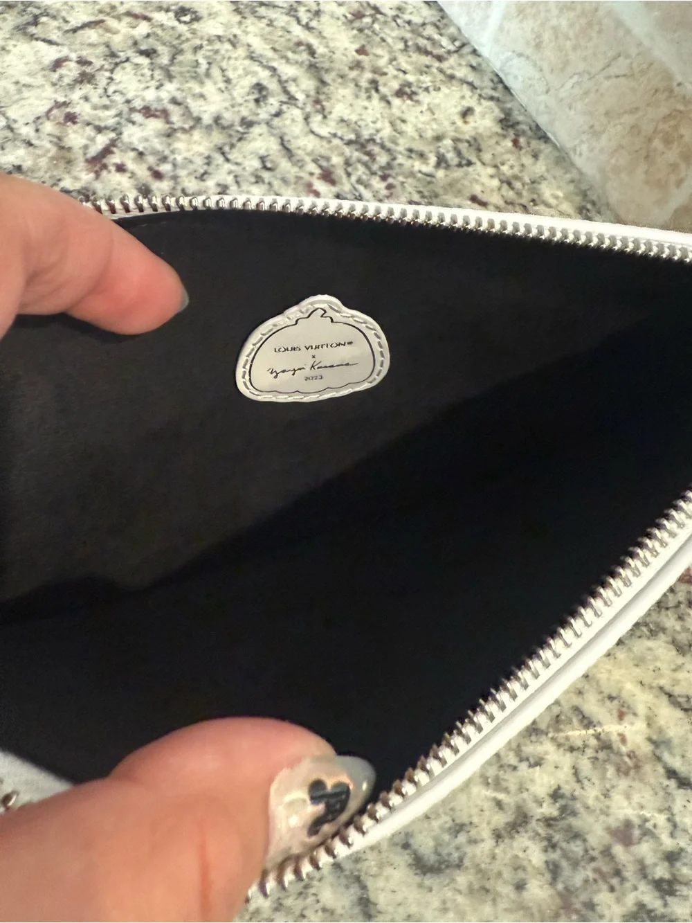 Louis Vuitton Kusama Infinity Dots Neverfull Pouch